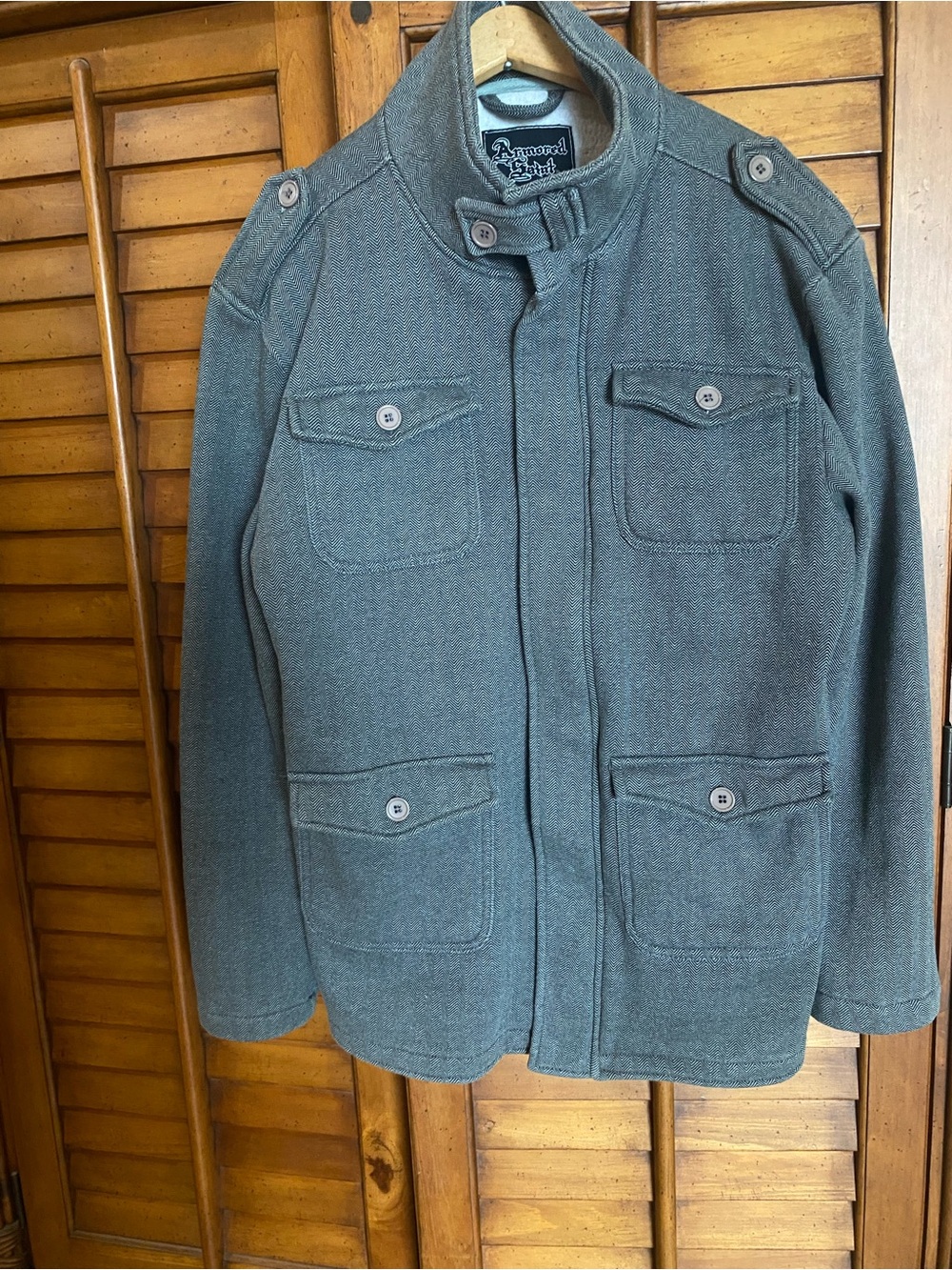 Armored Saint Herringbone Wool Tweed M